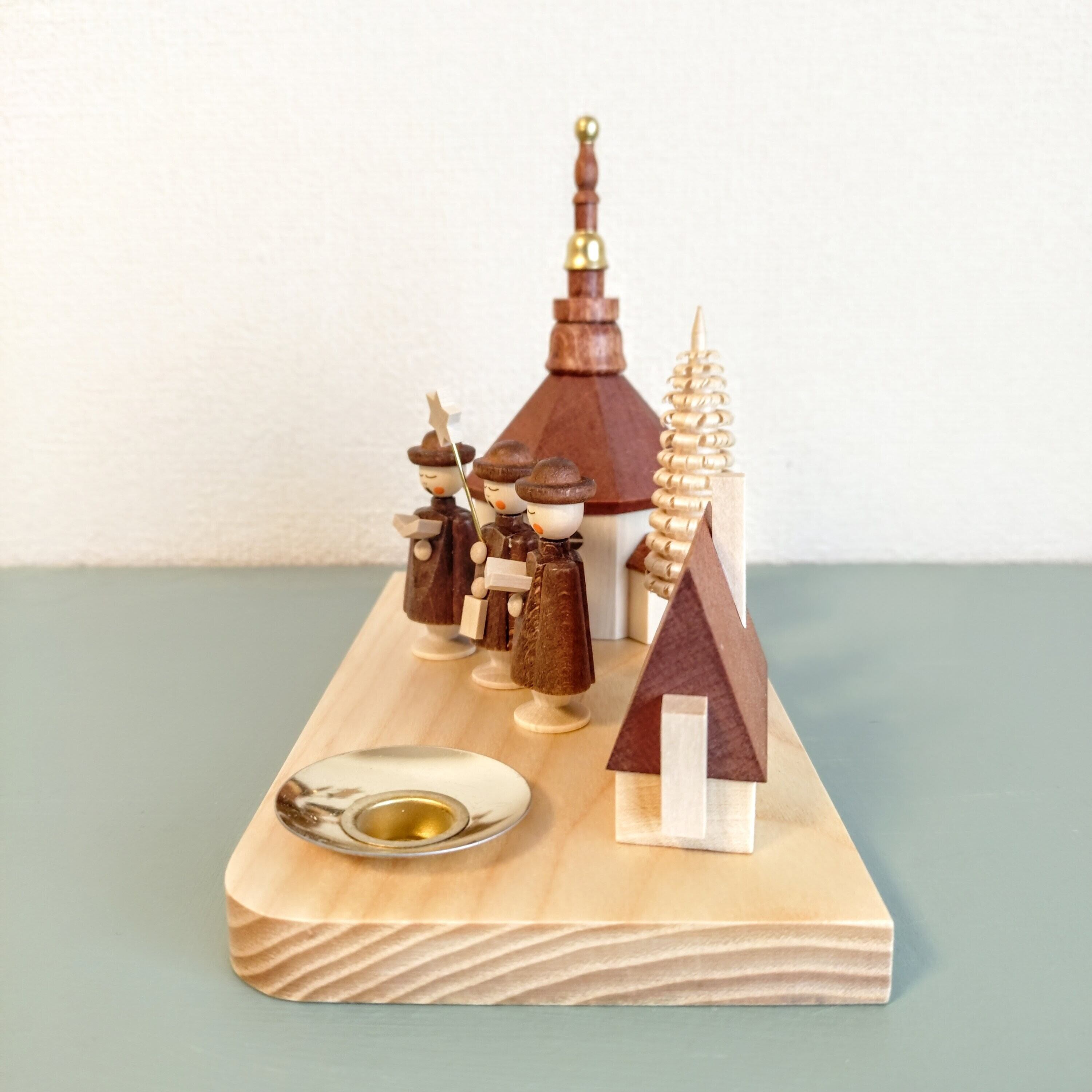 ザイフェン教会と聖歌隊 キャンドルホルダー | POLKA ドイツ工芸品