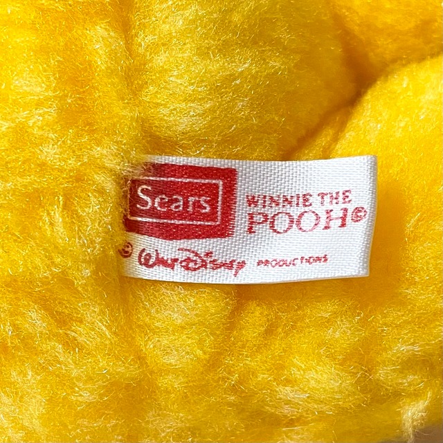 Winnie The Pooh Stuffed Toy くまのプーさん ぬいぐるみ 服あり紙タグあり 1970年代 シアーズ ディズニー ヴィンテージ ライナス ブランケット