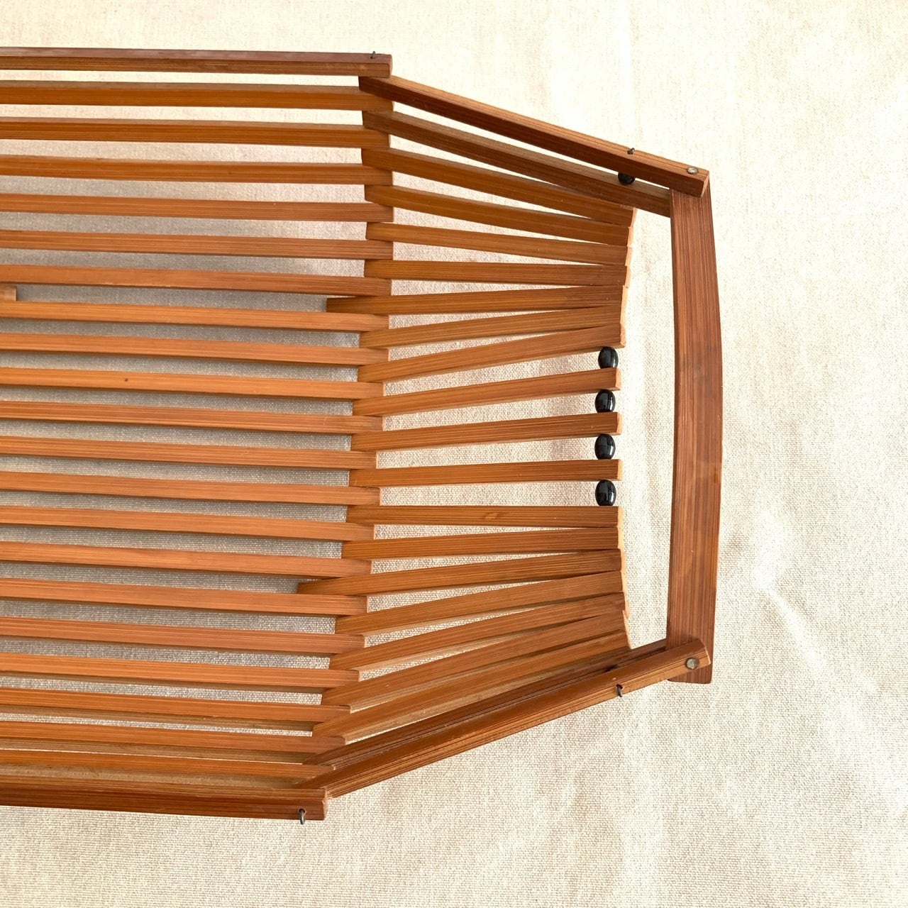 ビンテージ 竹トレー 古い竹製トレー 竹かご レトロ お洒落トレー