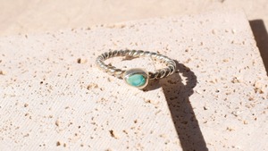 【お客様専用ページ】Lone Mountain turquoise ネジネジ ring《silver925》【受注製作】