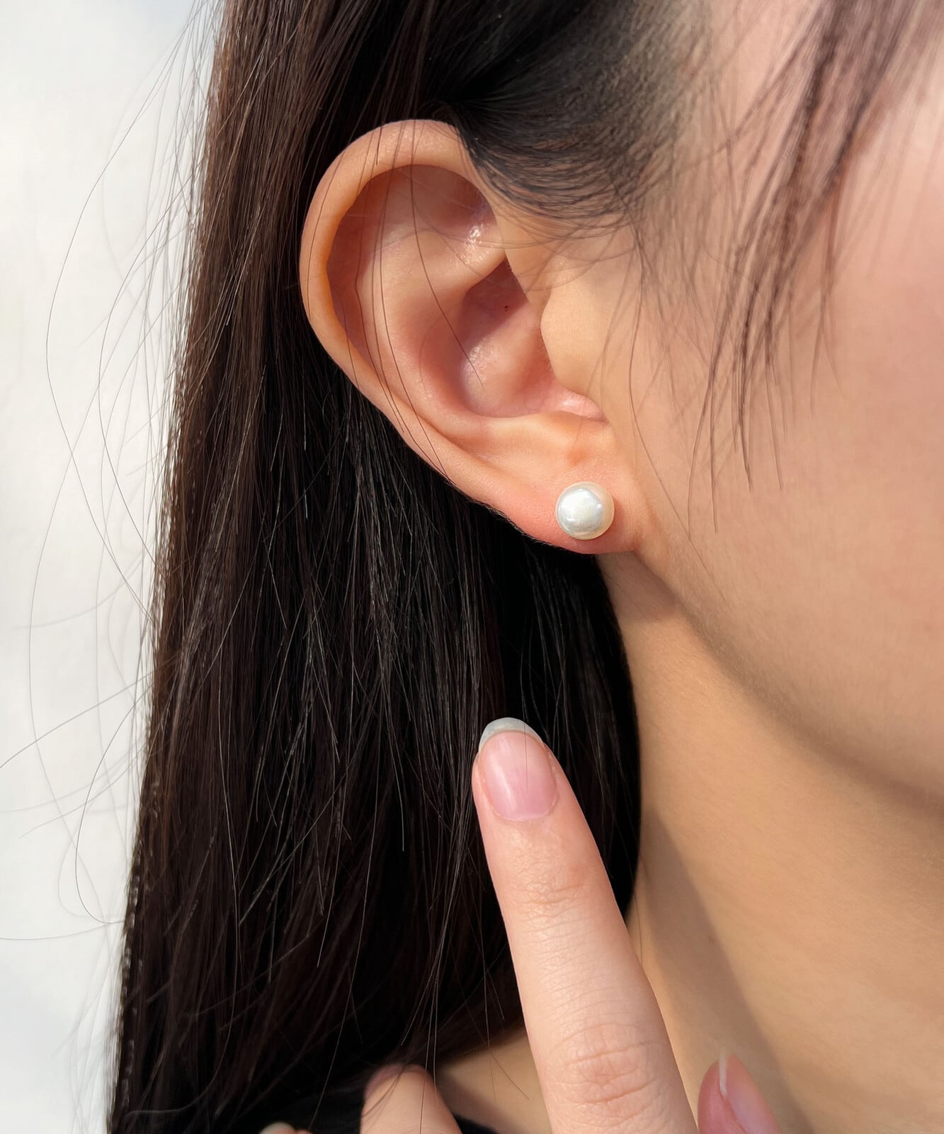 【シルバー925】ウォーターパール ピアス / silver925ポスト 韓国製