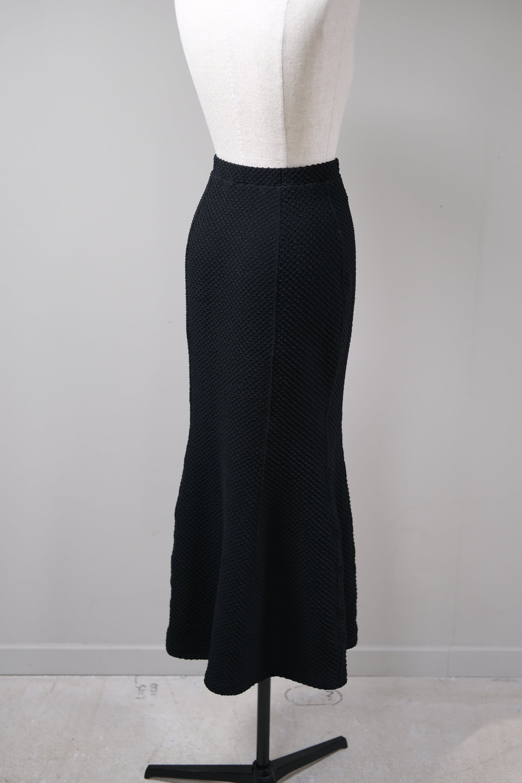 スカート Mame Kurogouchi Flared Jersey Skirt Mame Kurogouchi】Shirring Jersey Jacquard Flare Skirt | loop