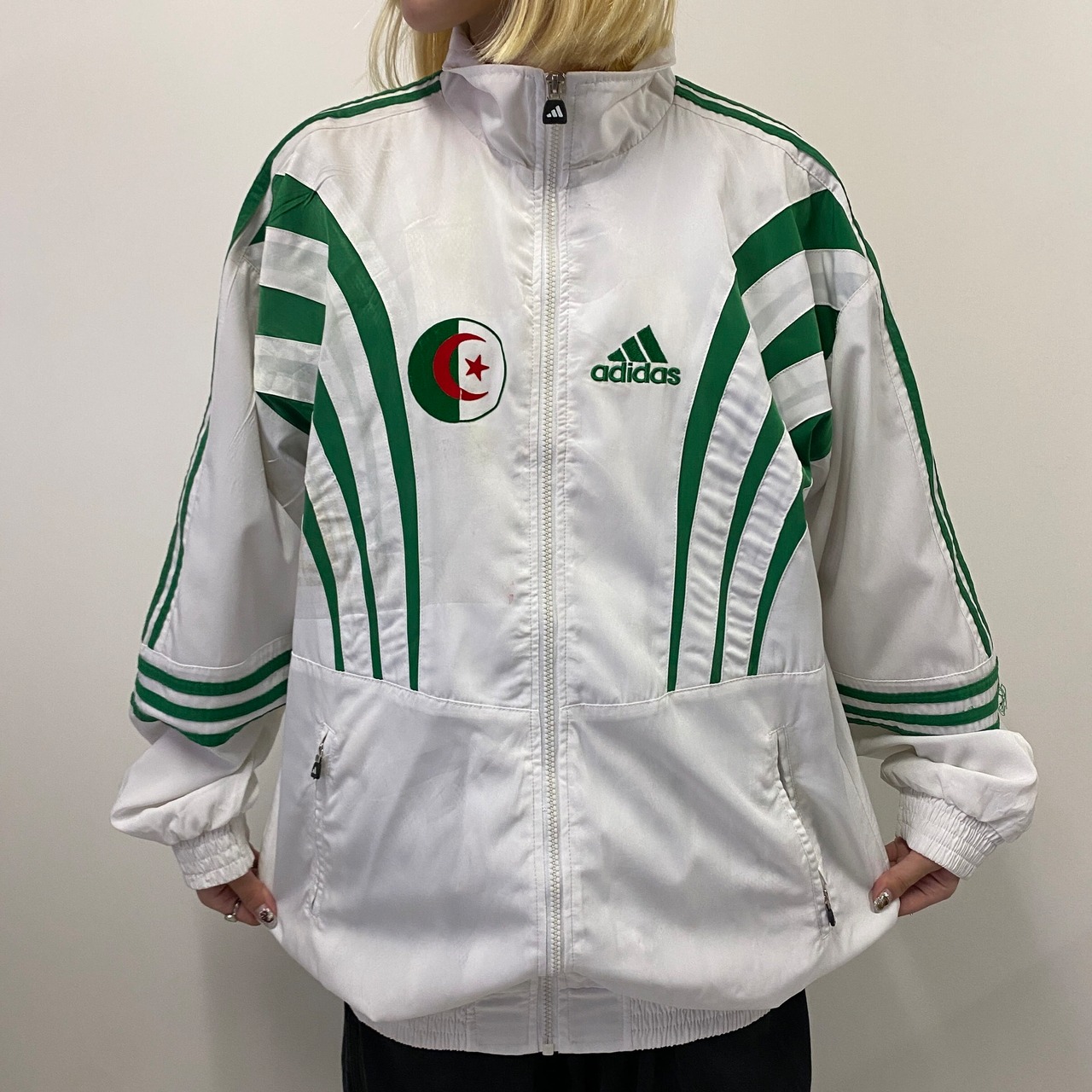 90年代 90s adidas アディダス パフォーマンスロゴ 刺繍 アルジェリア 