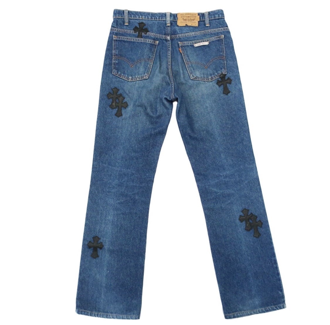 CHROME HEARTS クロムハーツ リーバイス517 クロス パッチ付き デニム