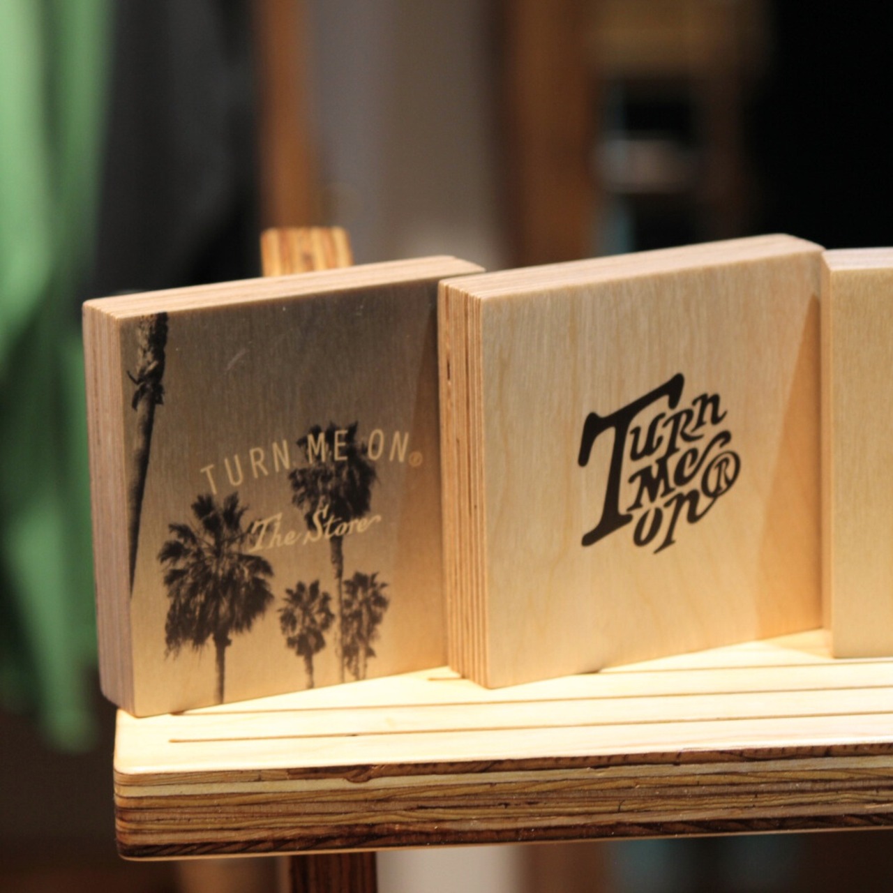 Wood Sign / ウッドプリントブロック WIDE 200サイズ