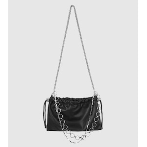 [RAUCOHOUSE] layered chain shirring bag 正規品 韓国ブランド 韓国ファッション 韓国通販 韓国代行 バッグ ショルダーバッグ (nb) bz20110509