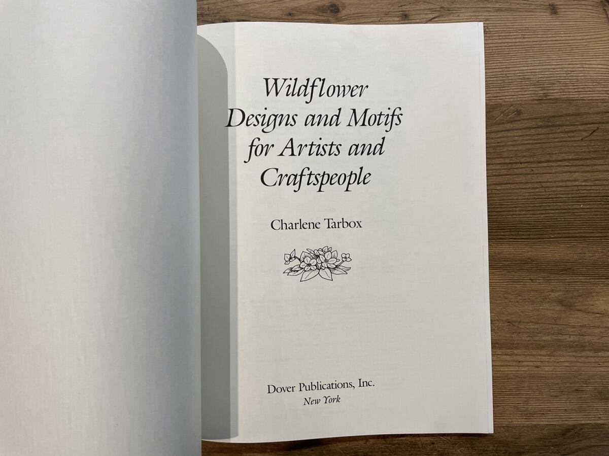 VA441】Wildflower Designs and Motifs for Artists and Craftspeople
