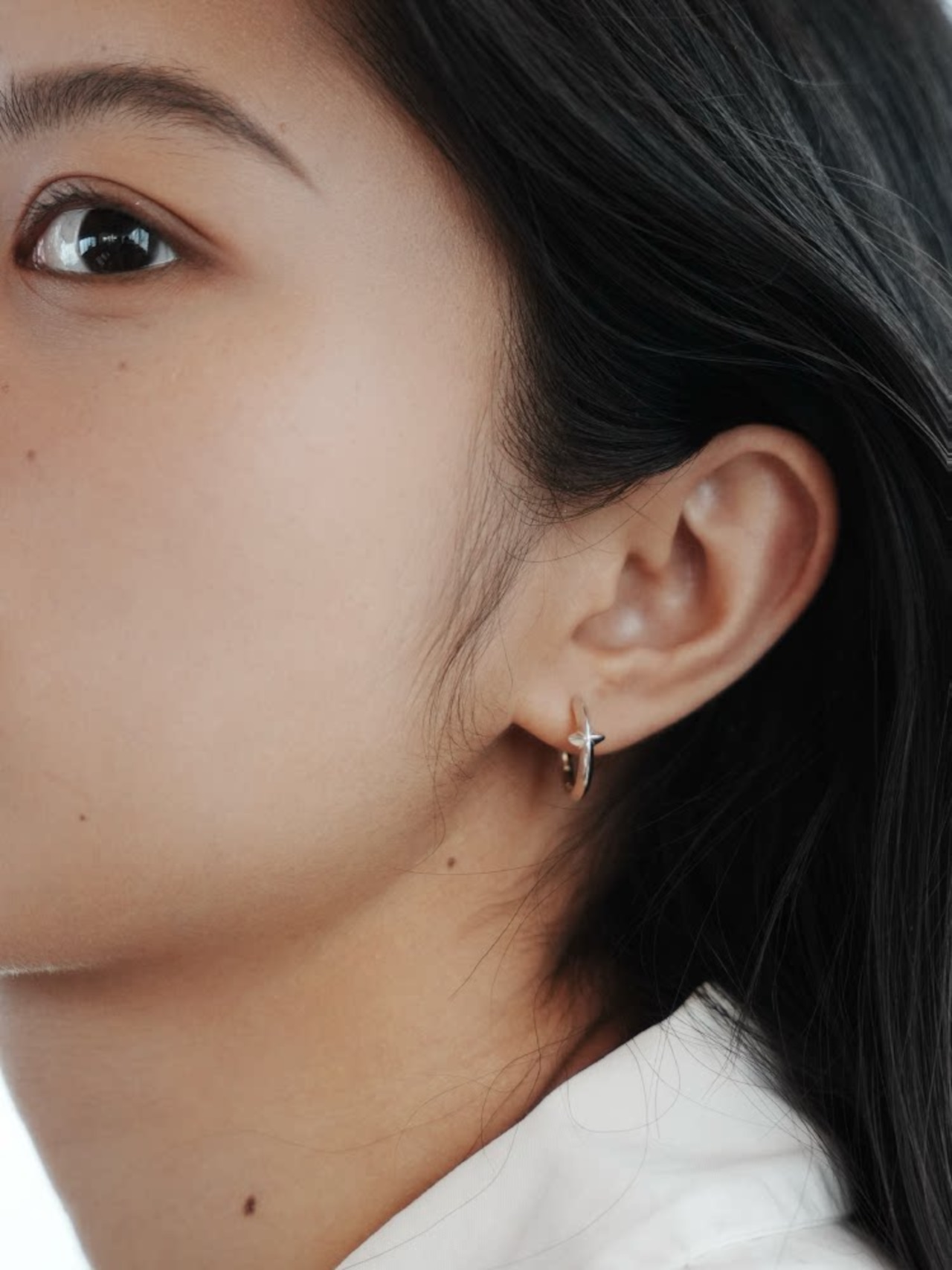 スターモチーフ フープ ピアス   F0202 - 5