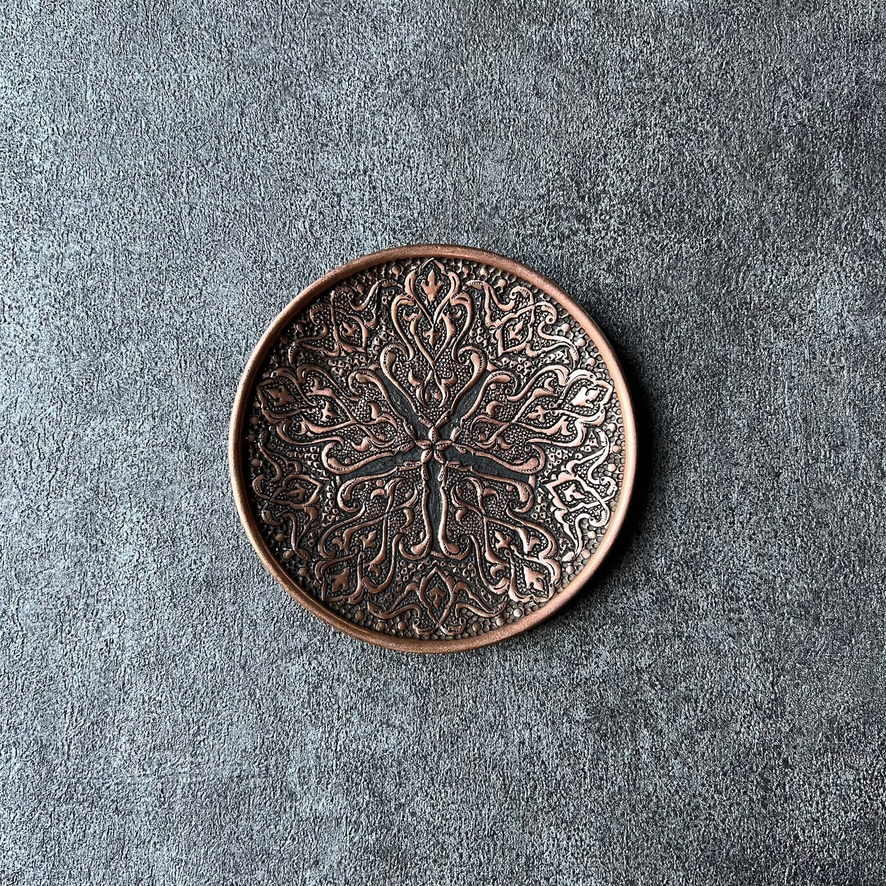 ガラムザニー（銅皿 / 彫金仕上げ） | Kesh Mesh （ケシュメシュ