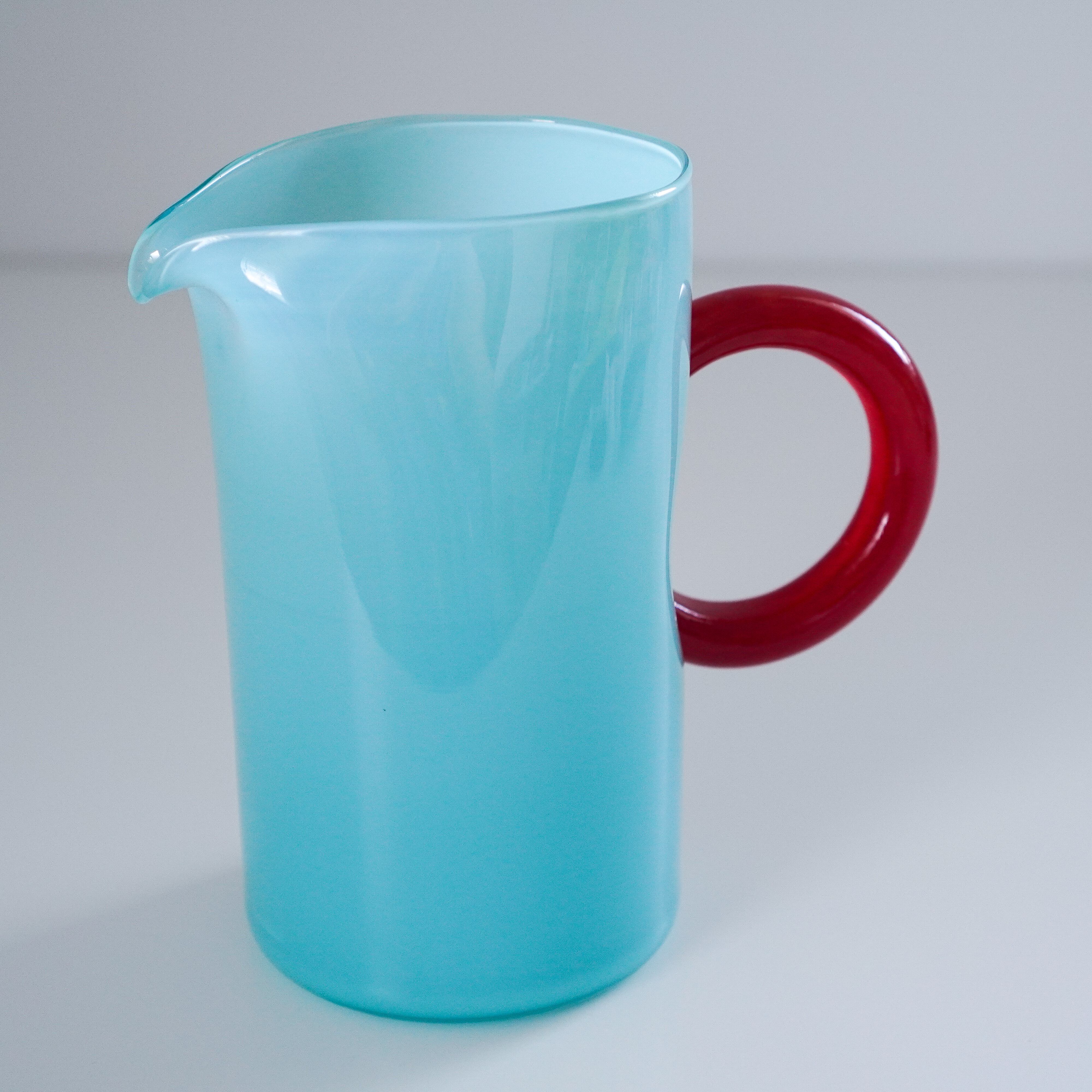ぽわにえ carafe blue×red【長町 三夏子】 | kulukka