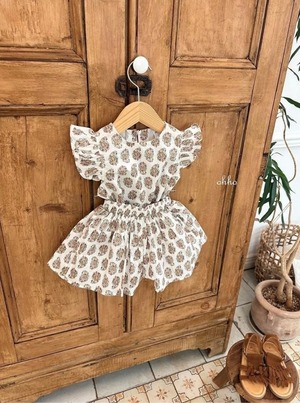 2320 flower blouse / OHHO