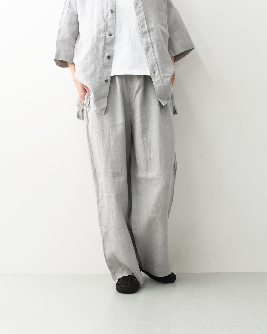 prit [プリット] 40/1フレンチリネンパジャマパンツ [P72610] フレンチ