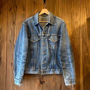 90s Levi's Euro 70500 ユーロリーバイス デニムジャケット ヴィンテージ M 3rd 縦落ち ハチノス ジージャン トラッカージャケット 00s