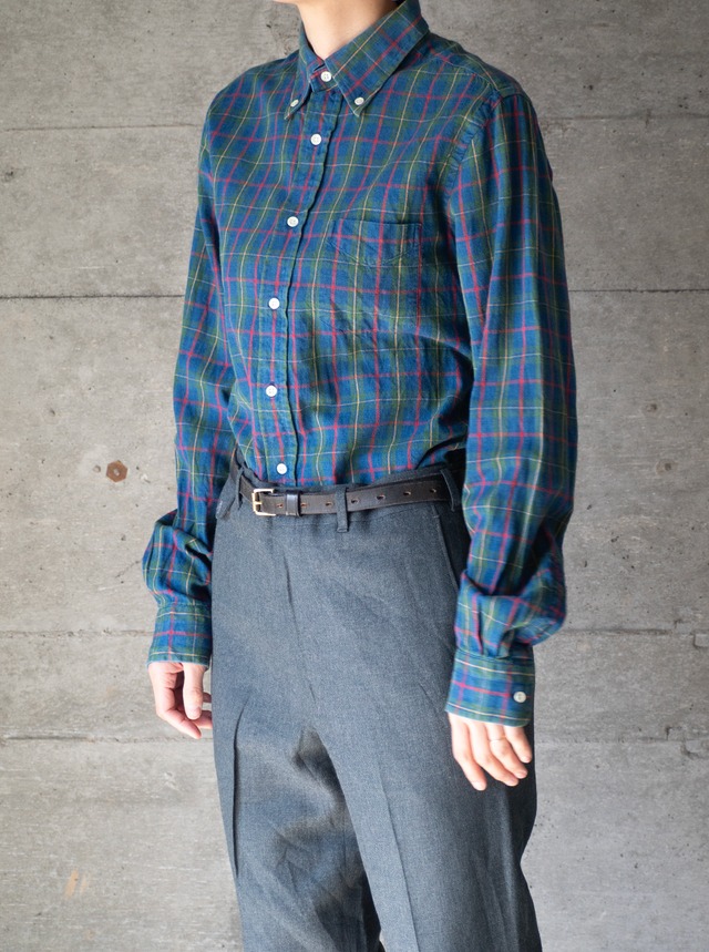 "GANT RUGGER" used Indigo oxford BD shirt