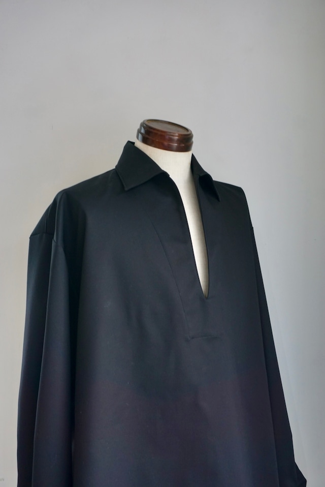 naname / patchwork zip parka