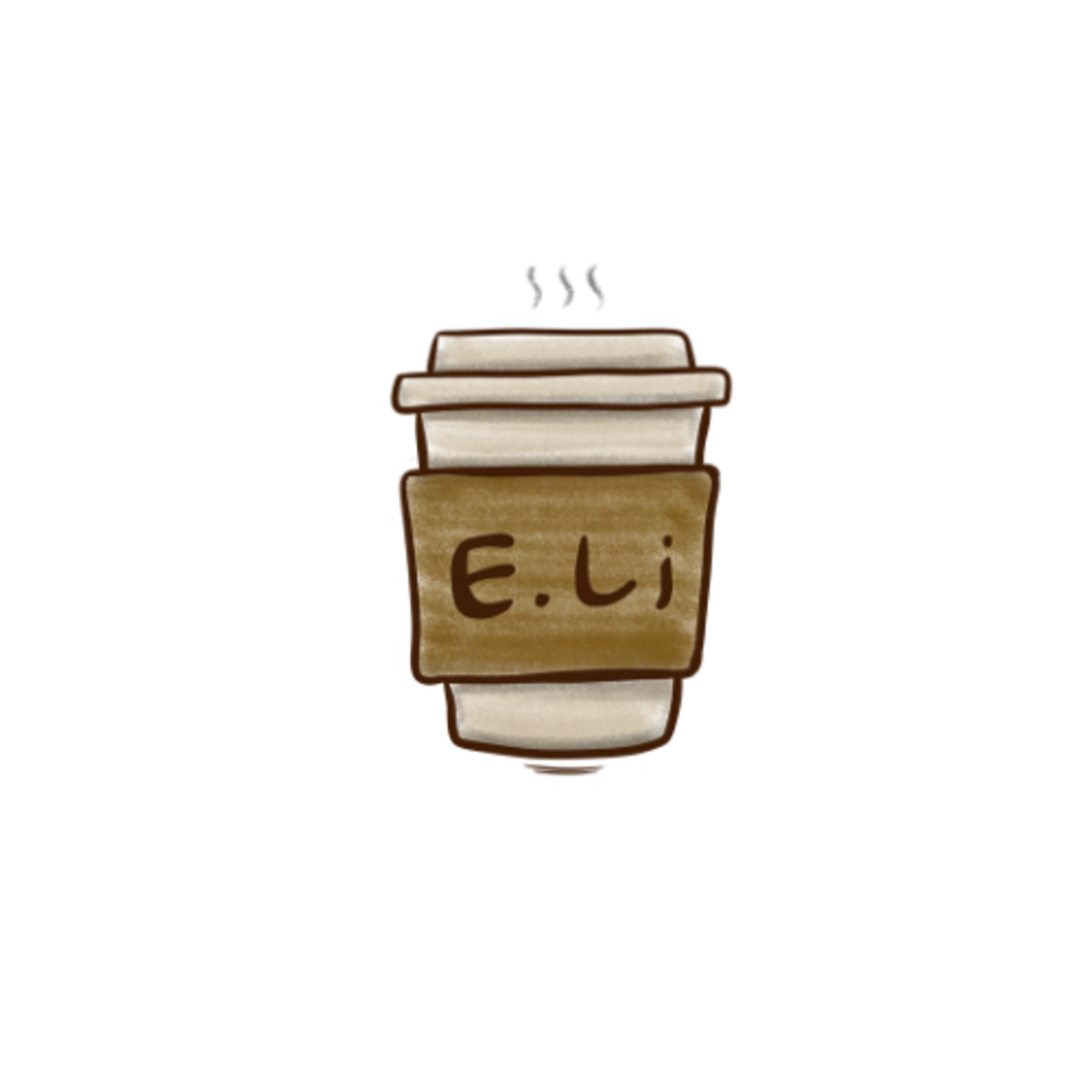 Cafe eli /パーカー/ビッグシルエット/ブラック/ユニセックス