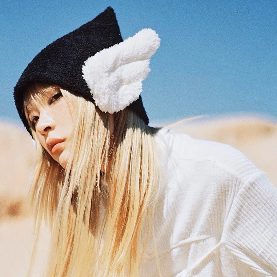 CFIERCE] Angel Wings Small Point Knit Hat | BYORI
