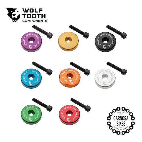 【WOLF TOOTH】Ultralight Stem Cap with Integrated 5mm Spacer [ウルトラライト ステムキャップ ウィズ インテグレイテッド スペーサー]