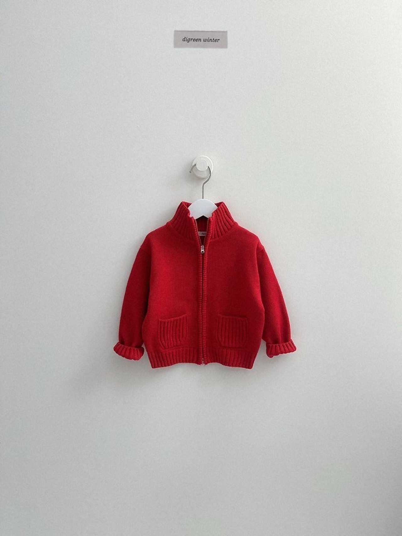 〖取寄〗韓国子供服 / 26winter / Digreen / ロエルニットジップアップ / キッズ / 冬服 *S~2XL*