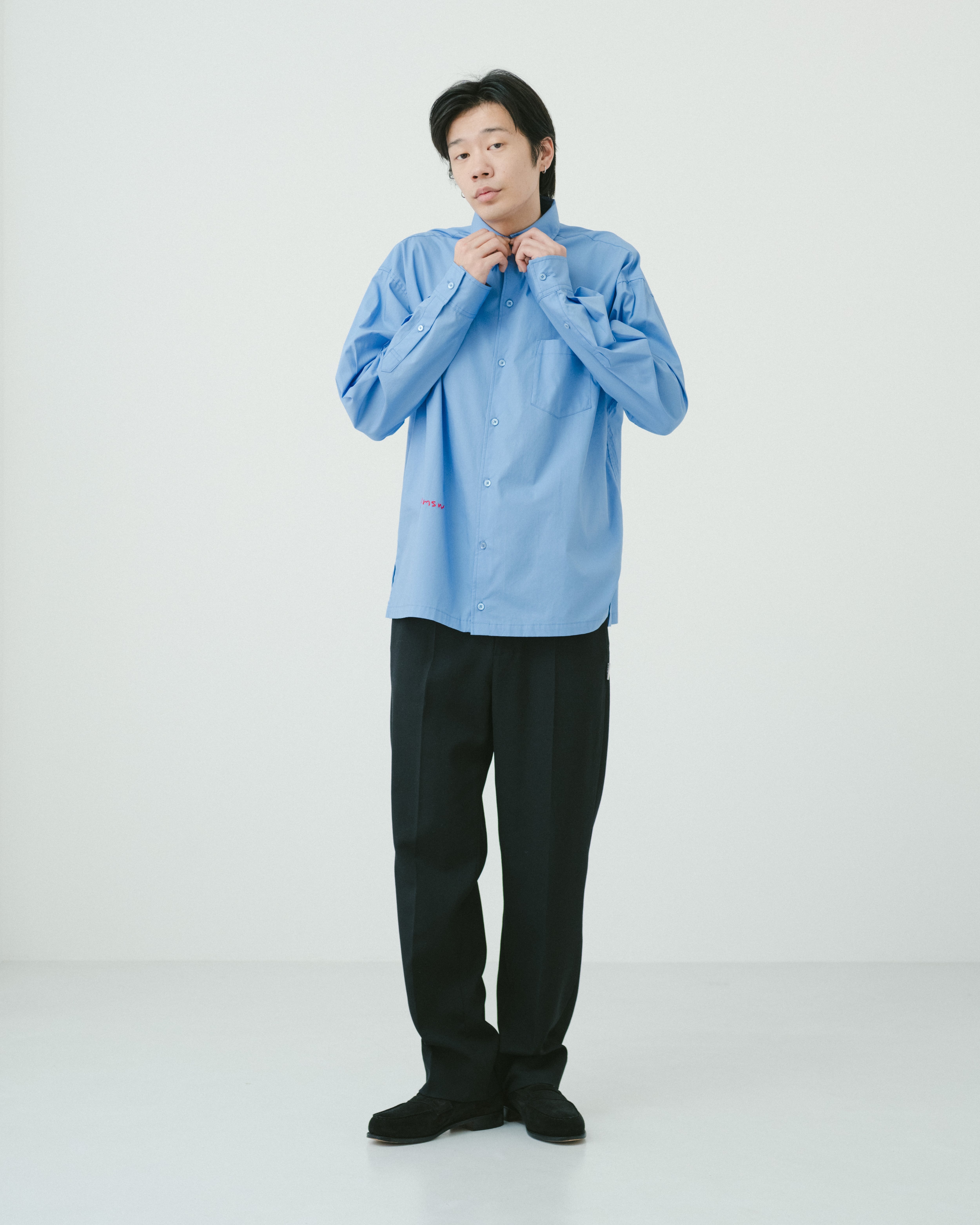 Regular collar shirt（BLUE） | TTTMSW