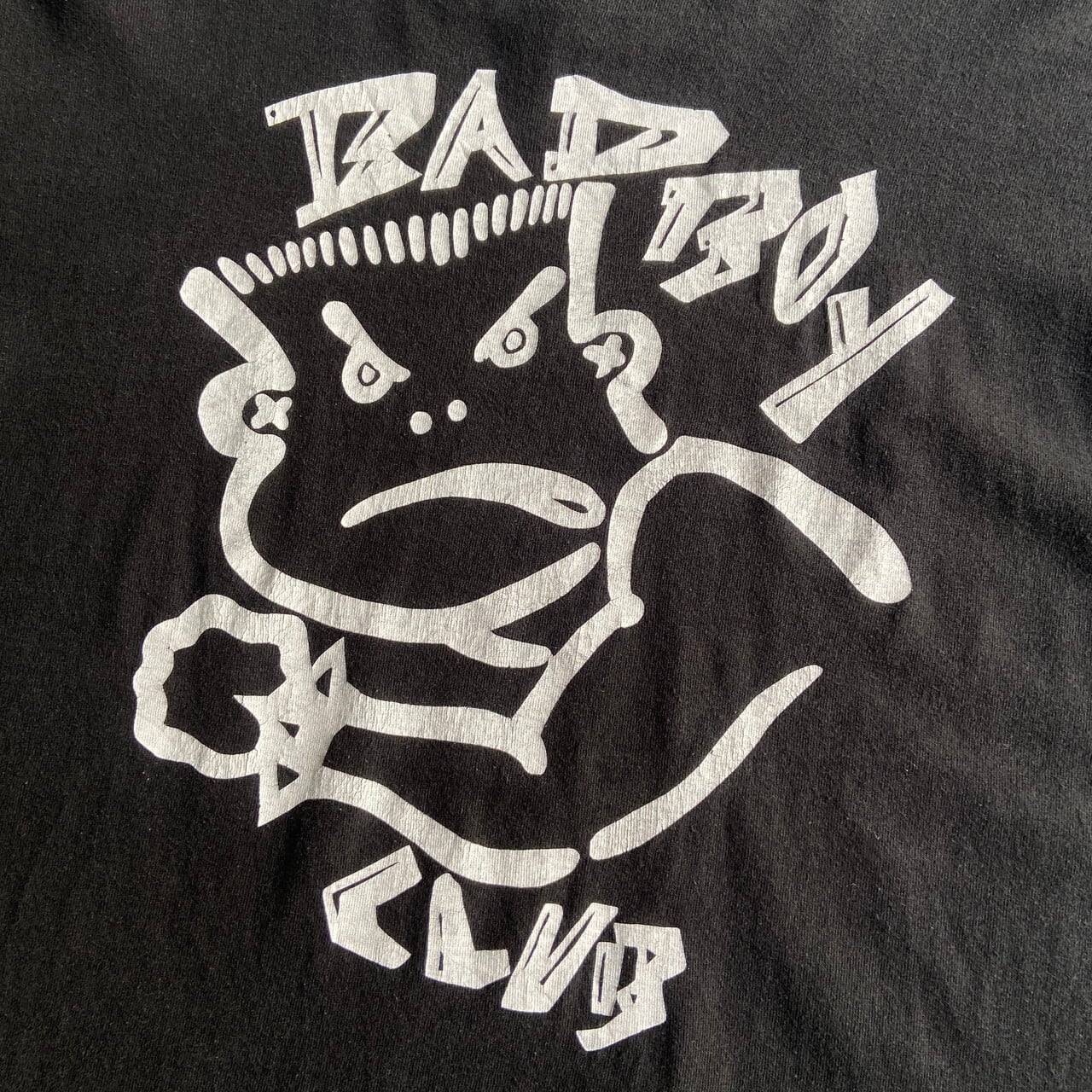 90年代 Life's a Beach BAD BOY CLUB ライフズアビーチ バッドボーイクラブ メンズXL相当 古着 90s ヴィンテージ  ビンテージ サーフ オールドスケート シングルステッチ バックプリント 胸ロゴ ブラック 黒【Tシャツ】【FSS2308-30】 | cave ...