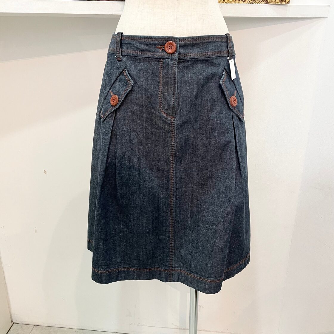 CELINE/skirt/denim/medium/セリーヌ/スカート/デニム/台形スカート 