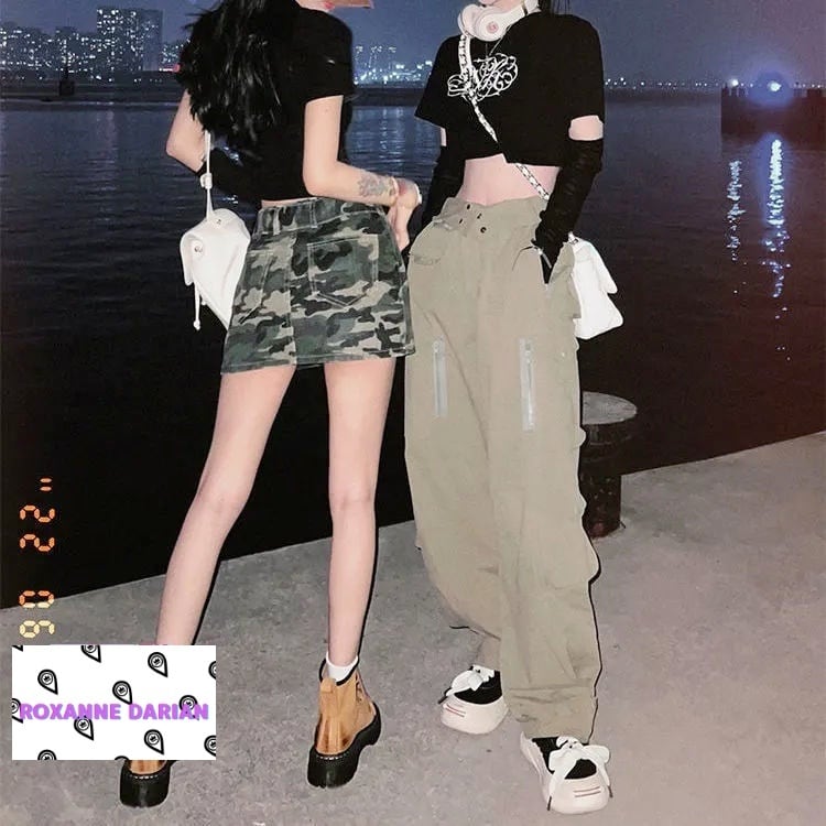 原宿系 ファッション カジュアル系 ストリート系 インパクトありの迷彩