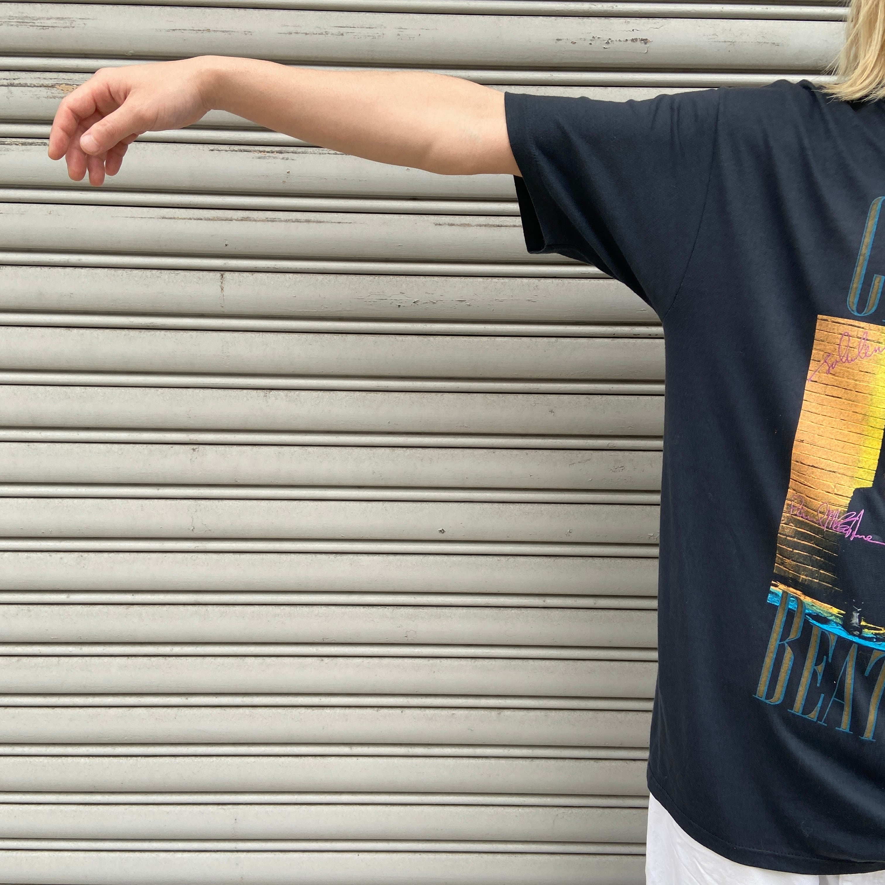 The beatles ビートルズ バンドTシャツ 90s USA製 黒 L | 古着屋 Uan