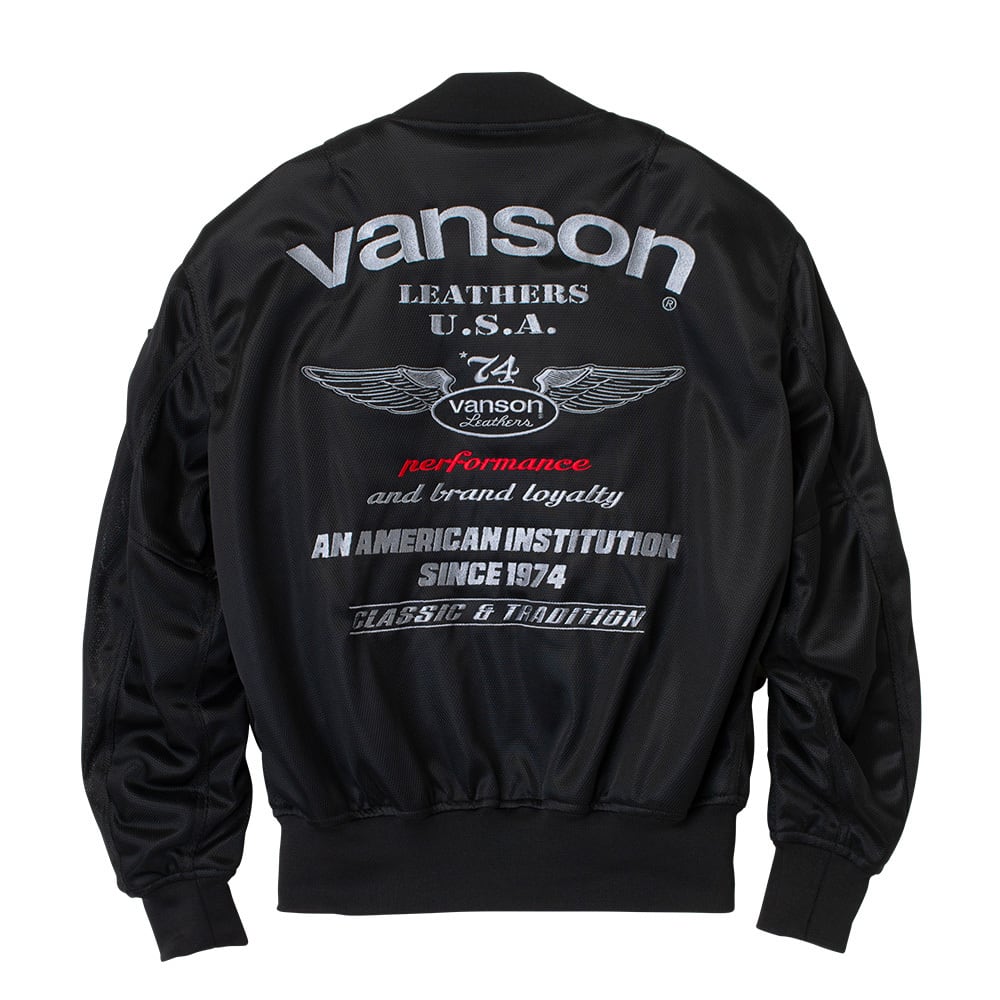 VS26101S メッシュMA-1ジャケット | vansonleathers