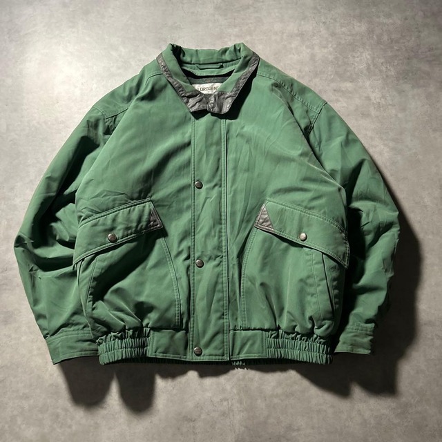 LORDGENT グリーン 切替 ショート 短丈 ヴィンテージ ブルゾン