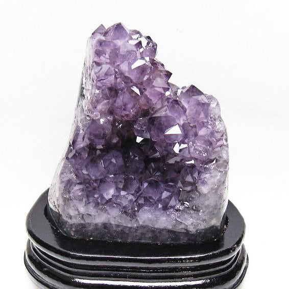 1.2Kg アメジスト クラスター ウルグアイ産 原石 amethyst 一点物 台座付属 182-7987