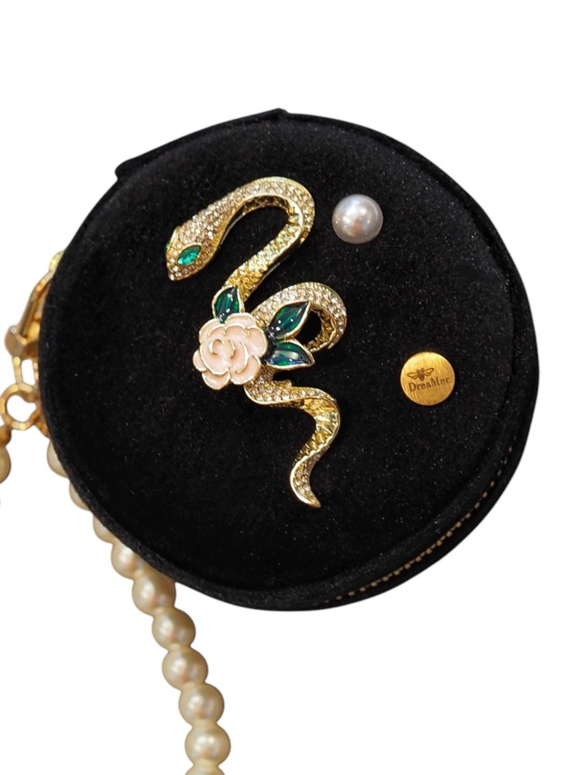 【Flower and Snake 】Macaron Box｜Lucky Jewelry Box ｜金運UP