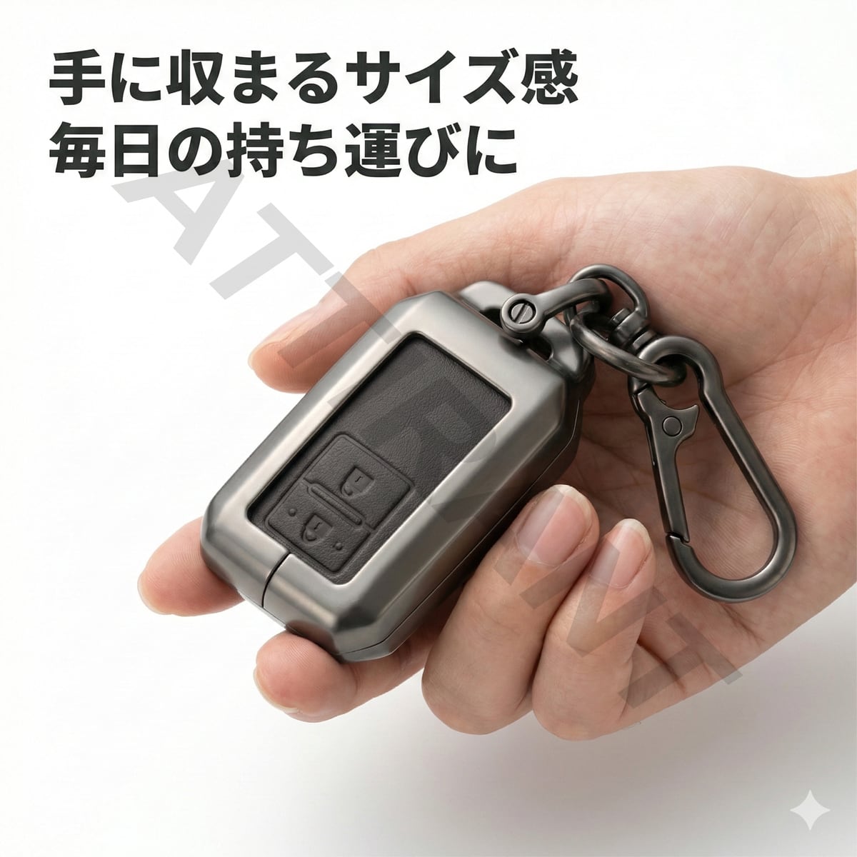 ソリオ MA27S / MA37S / MA47S スマートキーケース 亜鉛合金 レザー 高