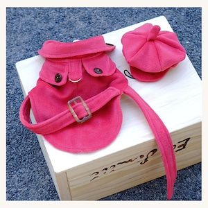 予約【№B02743】リード取り付け金具付き マント ウインターコート(帽子:オプション) 予約【№B02743】リード取り付け金具付き マント ウインターコート(帽子:オプション)