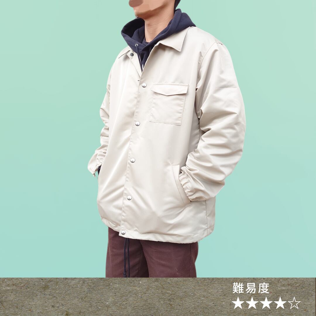 MM-007-00LD 型紙 コーチジャケット men's Lサイズ MM-007-00LD 型紙 コーチジャケット men's Lサイズ