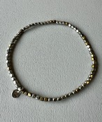 OVER THE DAY TOKYO | MIX METAL BEADS ANKLET MADE IN JAPAN (SLV) OTDT-111A