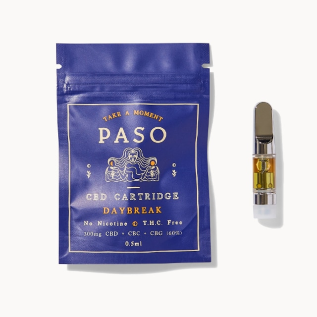 < PASO >  CBD VAPE CARTRIDGE / 300mg (60% CBD + CBG + CBC) / DAYBREAK (OG KUSH)