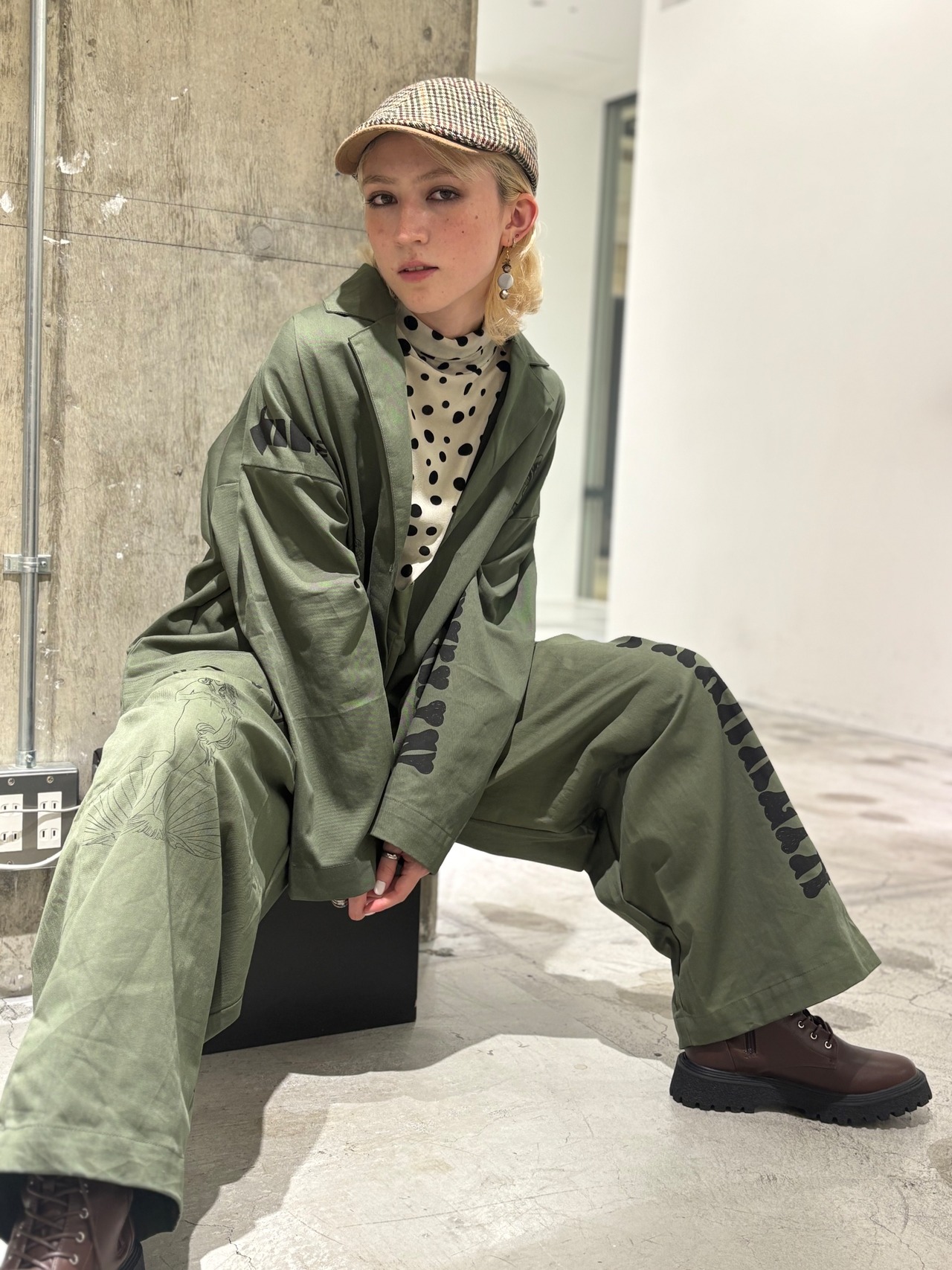 【MANIC MONDAY】DRAWING TWILL JACKET