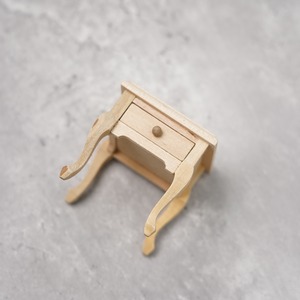 020-30150　ミニチュア家具　＊1/12サイズ＊　cabinet&shelf　ベッドサイドテーブル