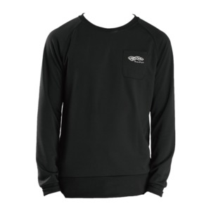 メンズ EVAEDGE ロングスリーブTシャツ（ブラック）P821FLSM03