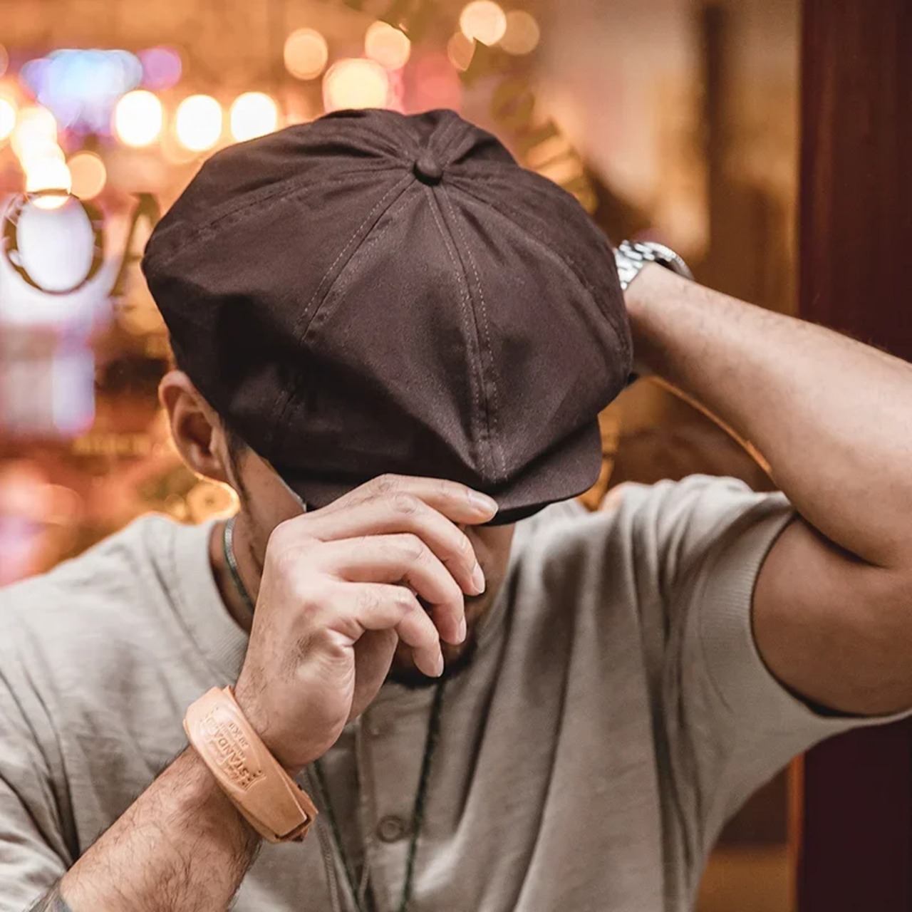 Retro Octagonal Casquette Hat / レトロ オクタゴナル キャスケット ハット