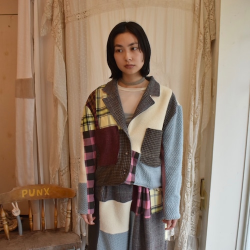 yushokobayashi/patchwork jacket