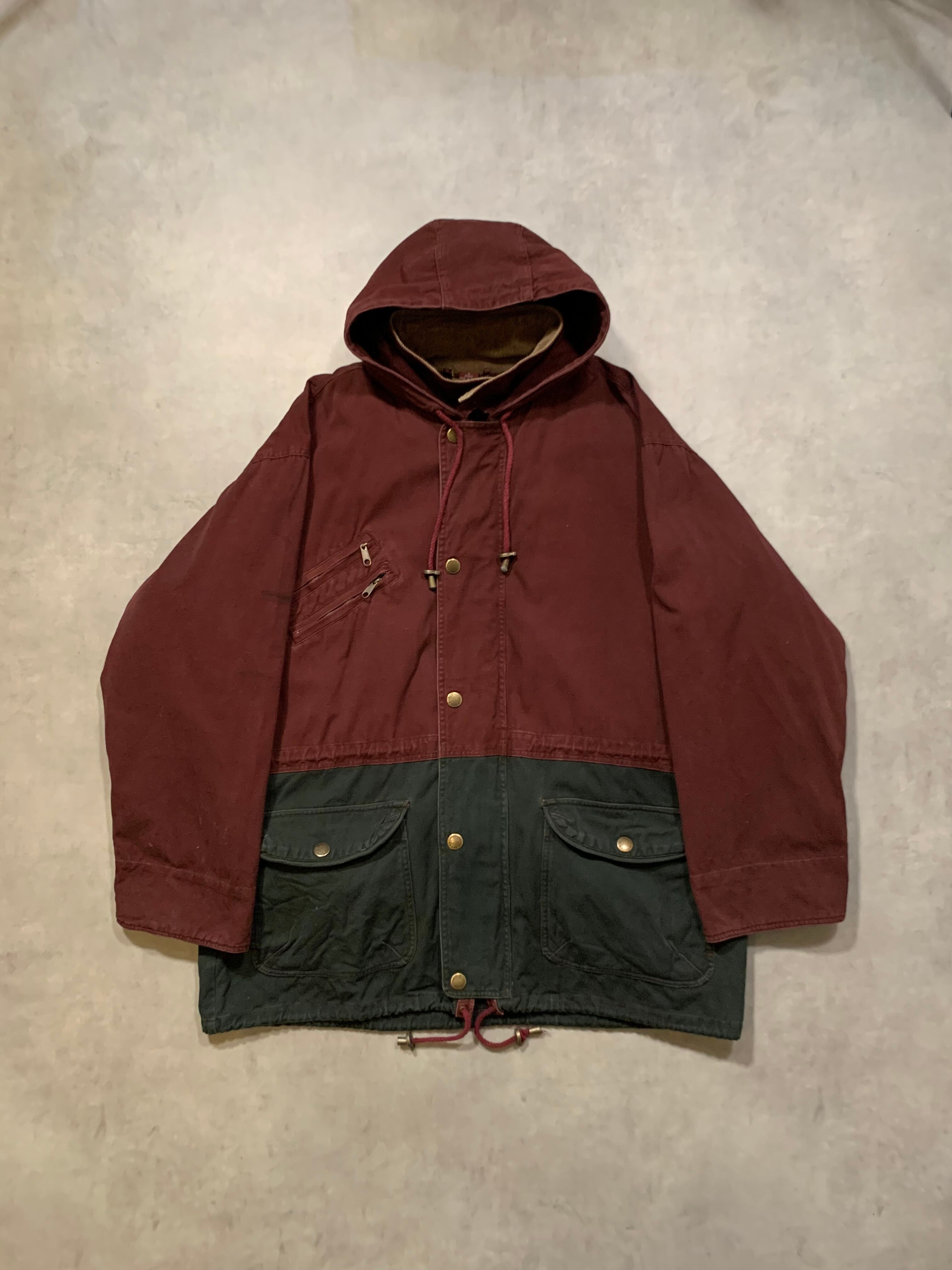 90's “Urban Equipment” 2tone Hooded Coat with Liner | RENGA 90's “Urban Equipment” 2tone Hooded Coat with Liner | RENGA