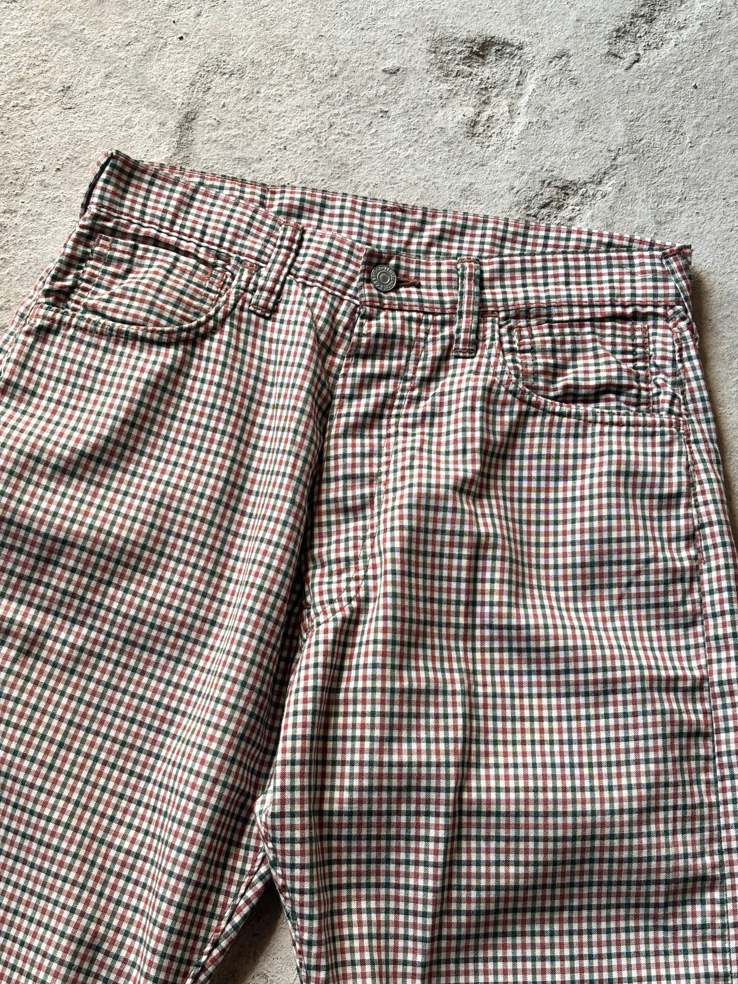 EVISU/LOT 2001F/EVISU FAIRWAY GENES pants/W32/L35/チェック柄パンツ