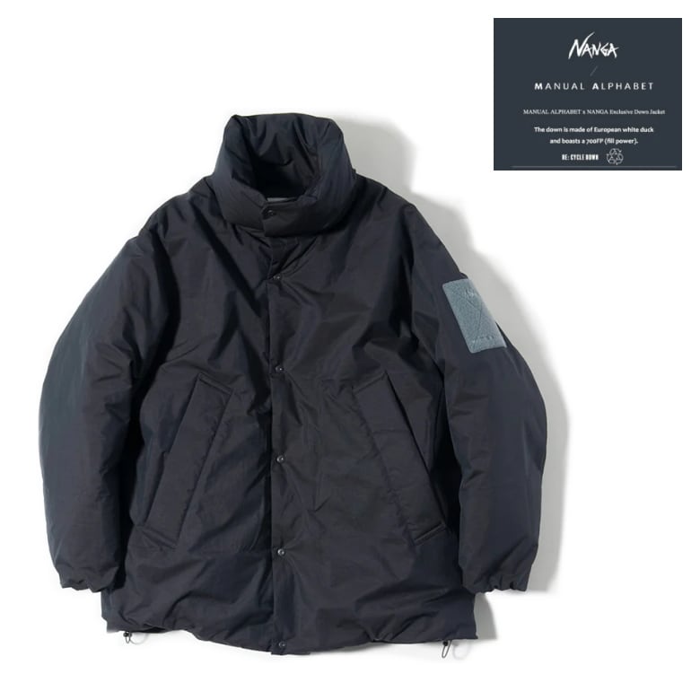 NANGA×MANUAL ALPHABET BOROUGH MID DOWN JKT MA-J-410 マニュアル