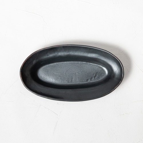 ［石渡 磨美 ］25　耐熱ミニオーバル／A（黒唐金）