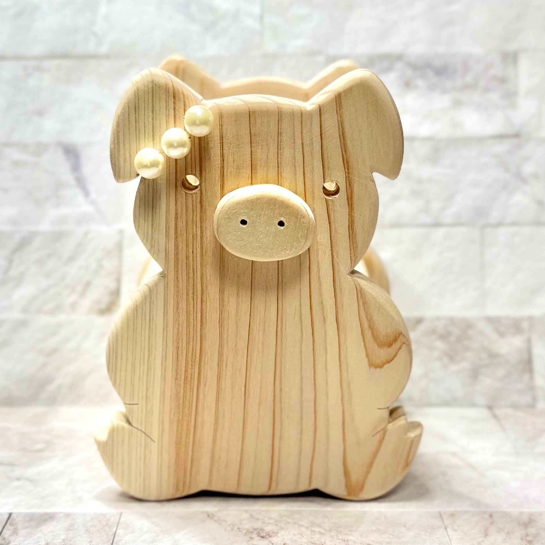 豚に真珠 小物入れ