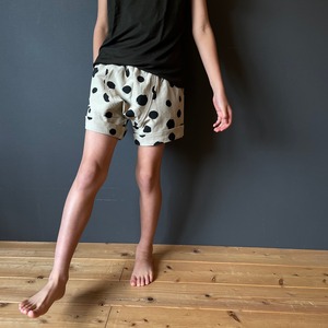 【Sale】arkakama POLY Sarouel Shorts(THIS IS a DOT) M/L AKL00021-w ※一枚までメール便可