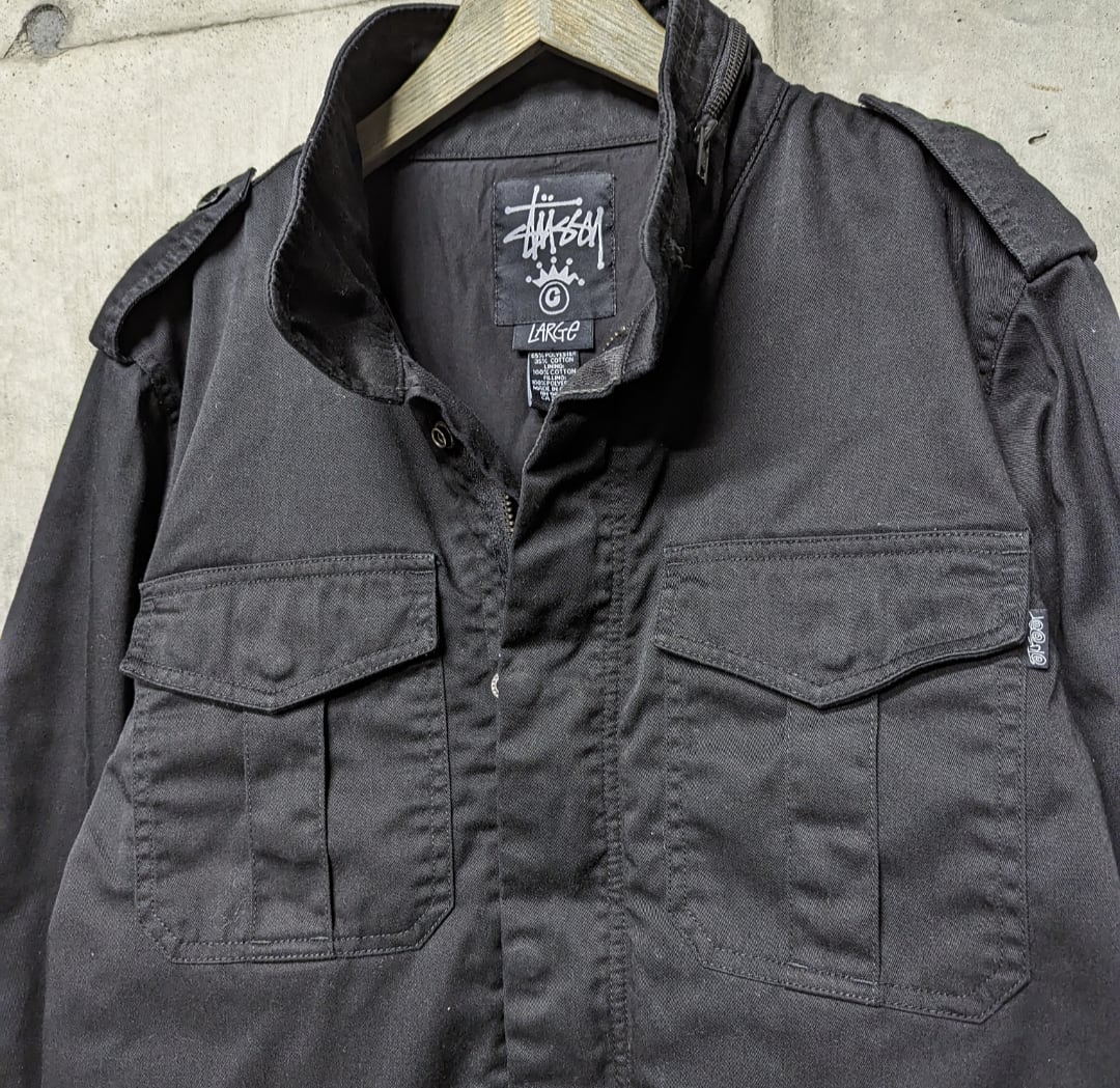 OLD STUSSY 中綿ジャケット M-65 90s OLD STUSSY Thermolite 中綿 M65