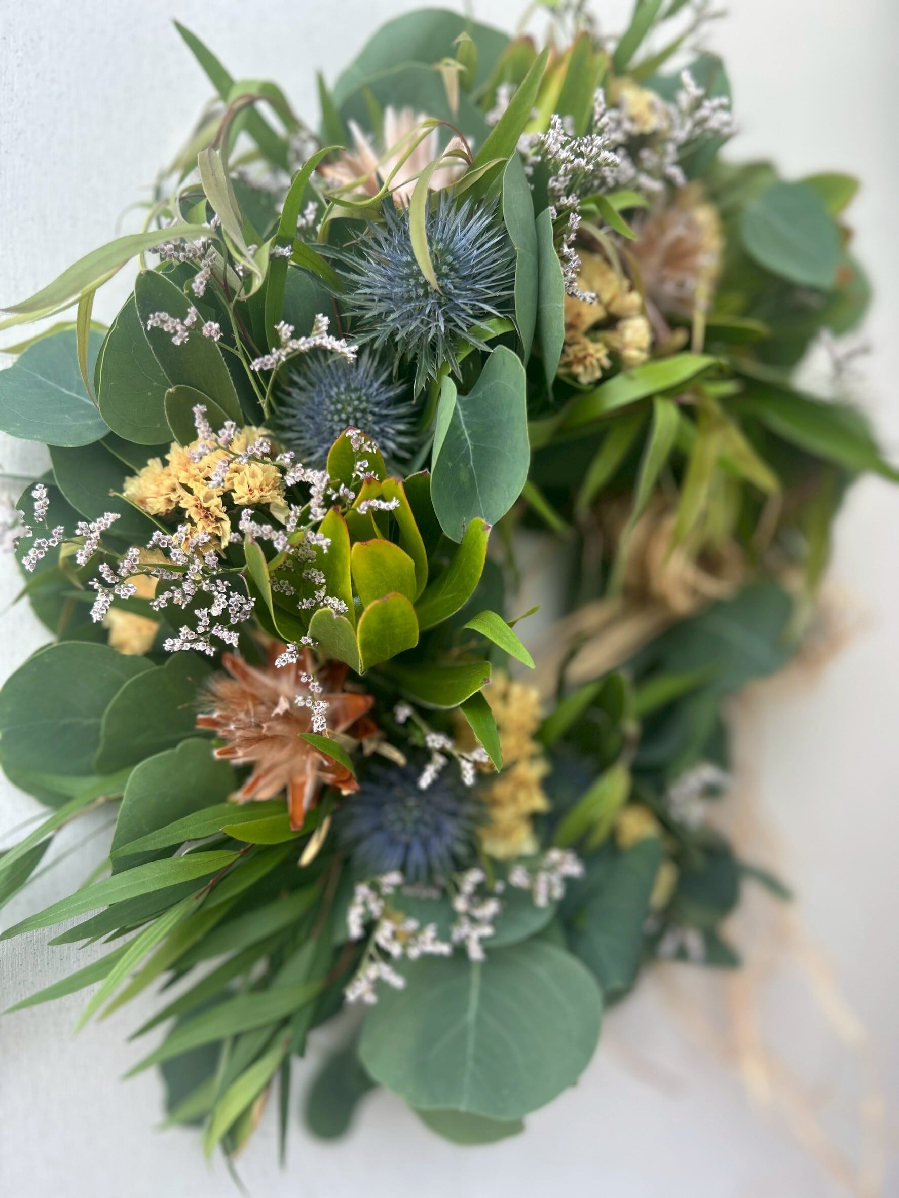 サマーグリーンリース 【wreath】【ドライフラワー】 | Siki [シキ